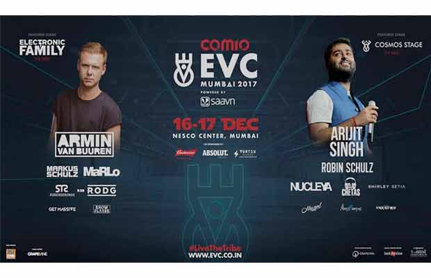 Arijit Singh, Nucleya, DJ Chetas And Shirley Setia All Set For Comio EVC Mumbai 2017