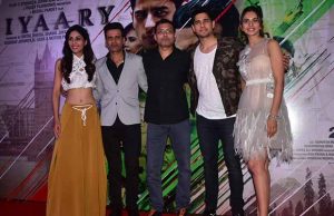 Neeraj Pandey, Manoj Bajpayee And Sidharth Malhotra Along With The Makers Unveiled Aiyaary trailer