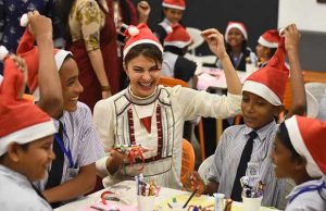 Jacqueline Fernandez' Unique Christmas Celebration With NGO Kids