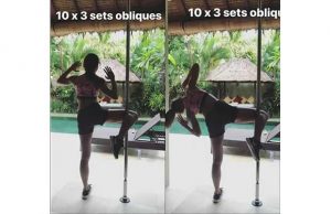 Jacqueline Fernandez' Pole Routine In Bali Is A Major Fitness Goal