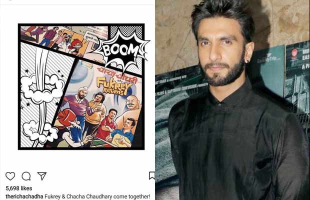 Ranveer Singh Gives A Thumbs Up To Fukrey Returns Comics