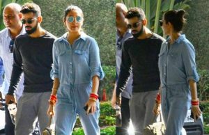 Photos: Anushka Sharma – Virat Kohli Snapped At Their Wedding Reception Venue In Mumbai!