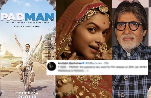 Here’s How Amitabh Bachchan Reacted On Deepika Padukone’s Padmavat’s Clash With Akshay Kumar’s Pad Man!