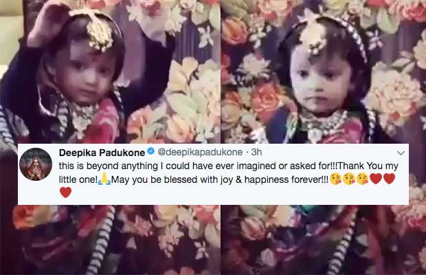 OMG! A Youngest Fan Recreates Deepika Padukone’s Ghoomar In The Cutest Way