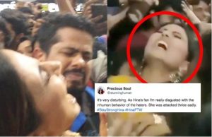 Bigg Boss 11: Hina Khan's Hair Pulled During Live Voting, Fans ANGRY!