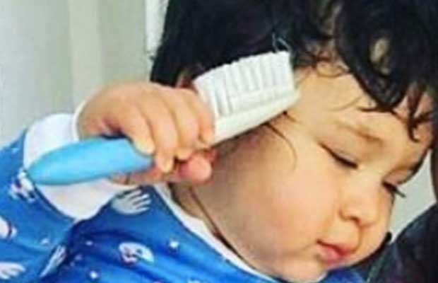 Photo: Taimur Ali Khan Tries To Comb His Hair And We Can’t Stop Gushing At His Cuteness!