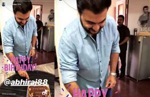 Team Loveratri Celebrates Director Abhiraj Minawala's Birthday On Sets