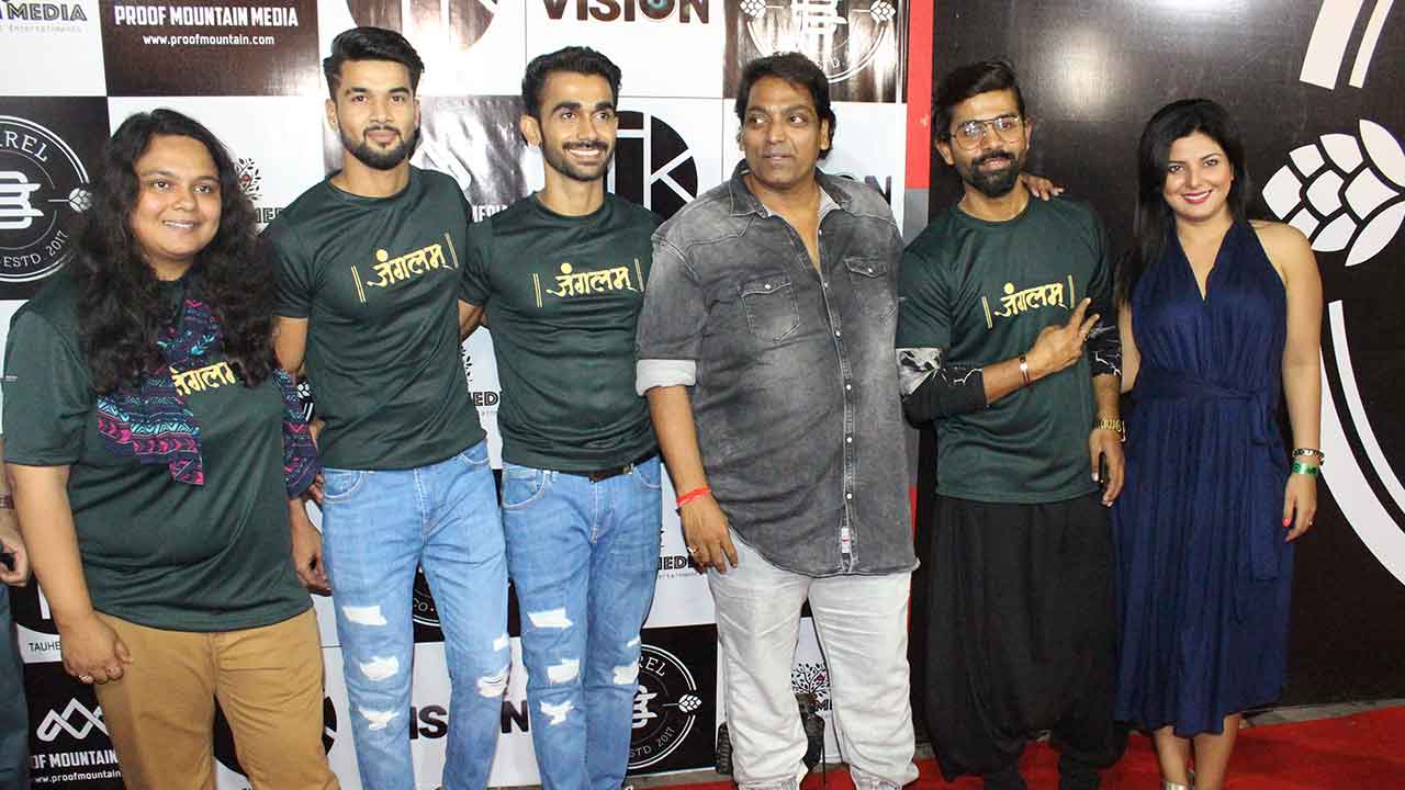 Aarya Babbar, Priyank Sharma, Vikas Gupta And Others At Junglam Movie