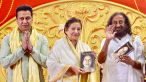 Mirra Upadaya's Book You Are In Q Launched By Shri Shri Ravi Shankar ji