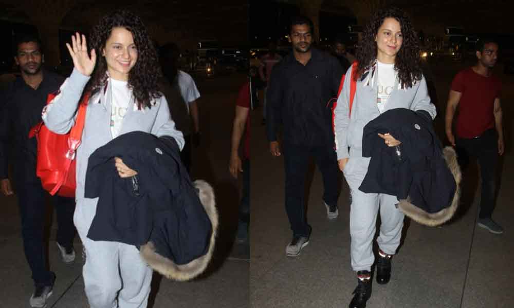 Style Queen Kangana Ranaut’s Airport Look Has An Item Worth Whopping 13 Lakhs- Will Make You Drop A Jaw
