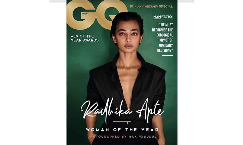 Woman Of The Year Radhika Apte Looks Fierce On The 10th Anniversary Cover Of GQ Magazine