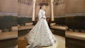 Sara Ali Khan Dazzles In Dreamy White Lehenga!