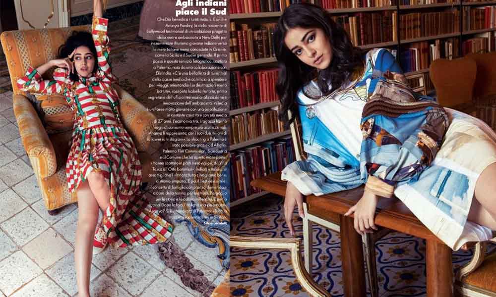 Ananya Panday Reveals Fun Facts In Her First Ever Elle Italia Magazine Feature