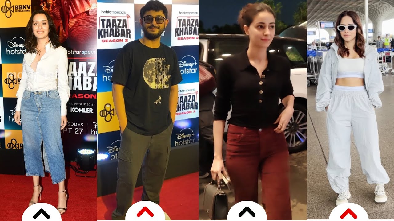 Videos : Shraddha Kapoor & Carry Minati At Taza Khabar Promo While Ananya Pandey and Nusrat Poses at Airport