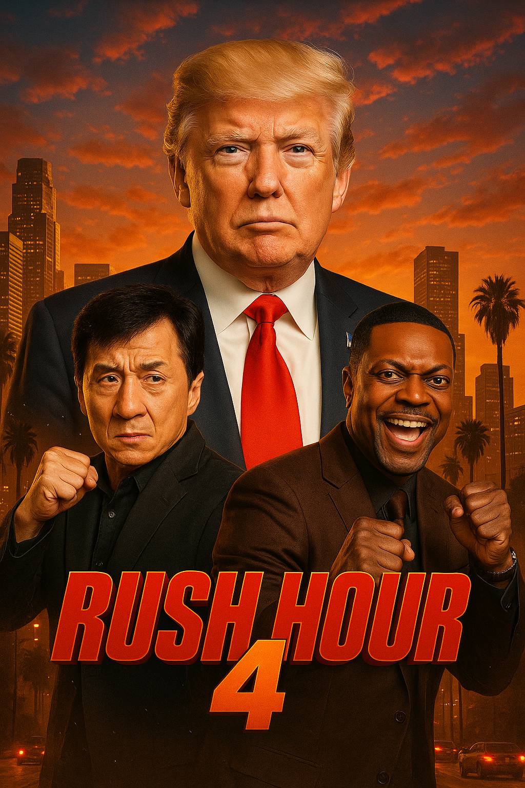 Trump Pushes Paramount to Revive Jackie Chan , Chris Tucker Hit “Rush Hour 4” Franchise